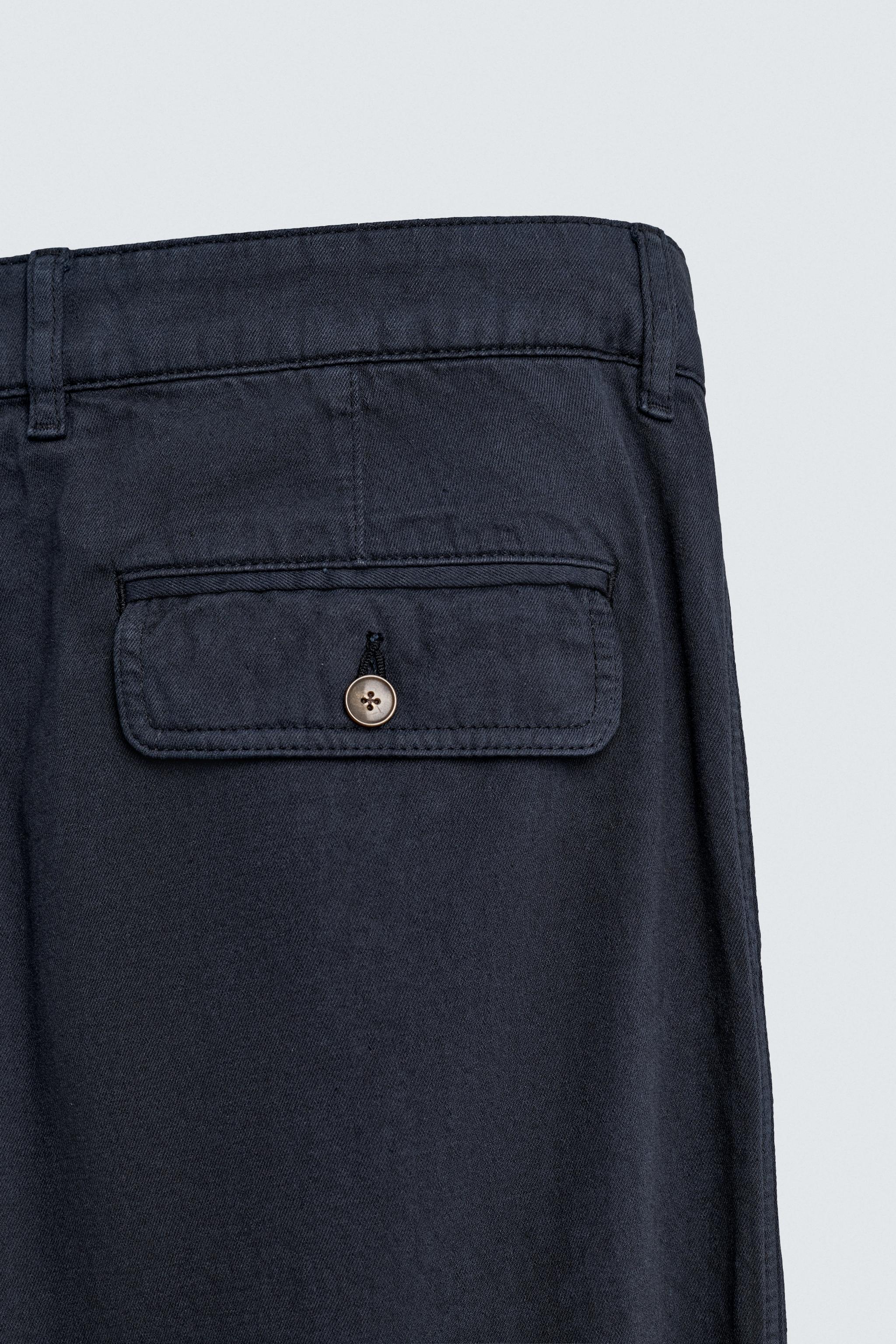 PANTALON STRAIGHT FIT DÉLAVÉ